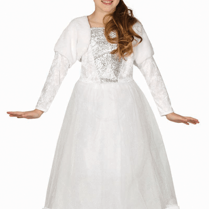 Prinsessenjurk Kind Wit van Fiestas Guirca koop je bij Partywinkel