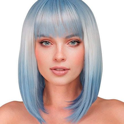 Pruik Droomhaar Layla Blond Blauw van Widmann koop je bij Partywinkel