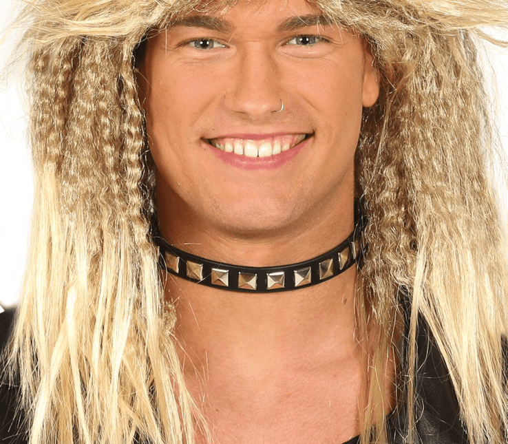 Punk Ketting Zwart 44cm van Fiestas Guirca koop je bij Partywinkel