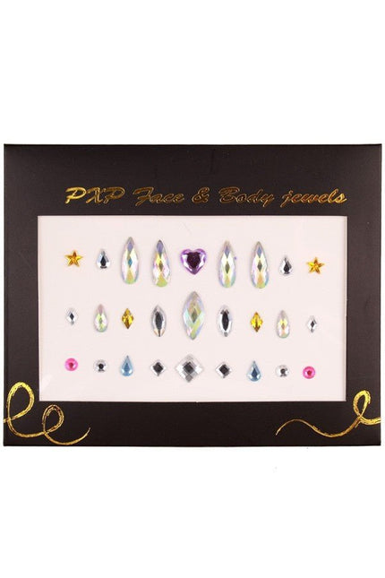 PXP Gezicht Sticker Face Jewels Model M van PXP Professional Colours koop je bij Partywinkel