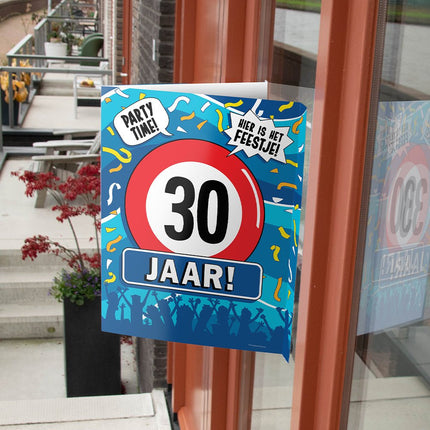 Raambord 30 jaar 60cm van Paper Dreams koop je bij Partywinkel