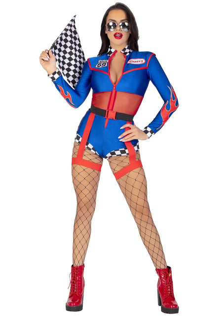 Racepak Dames Bodysuit Leg Avenue van Leg Avenue koop je bij Partywinkel