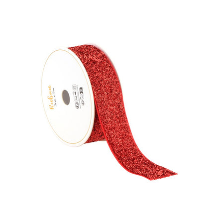 Punainen nauha Glitter 25Mm 3m
