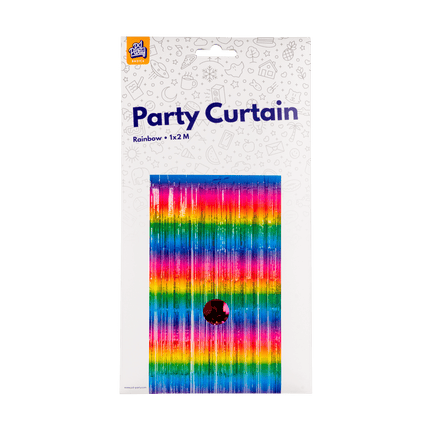 Regenboog Deurgordijn 2m van Paper Dreams koop je bij Partywinkel