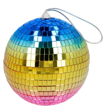 Regenboog Discobal 15cm van Boland koop je bij Partywinkel
