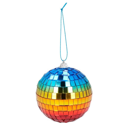 Regenboog Discobal 8cm 6st van Boland koop je bij Partywinkel