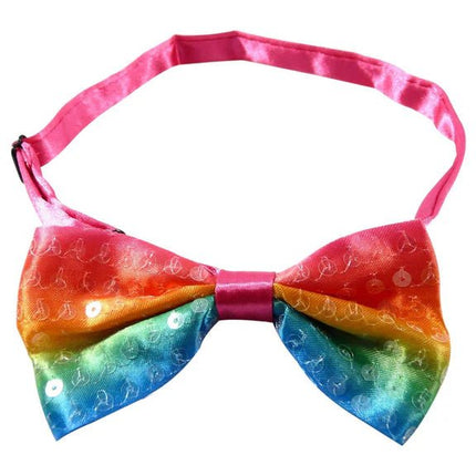Regenboog Strik Pailletten van VDV Benefit koop je bij Partywinkel