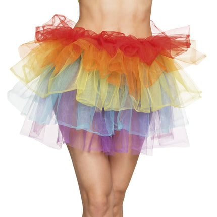 Regenboog Tutu Deluxe van Boland koop je bij Partywinkel