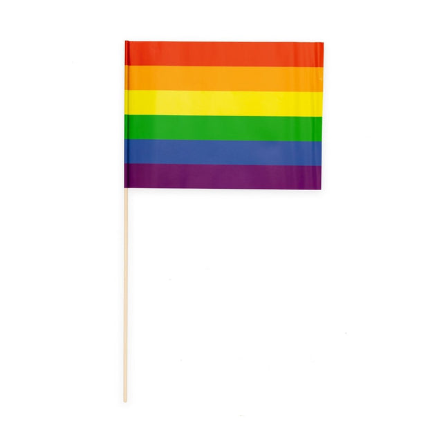 Regenboog Vlag 10st van WeFiesta koop je bij Partywinkel
