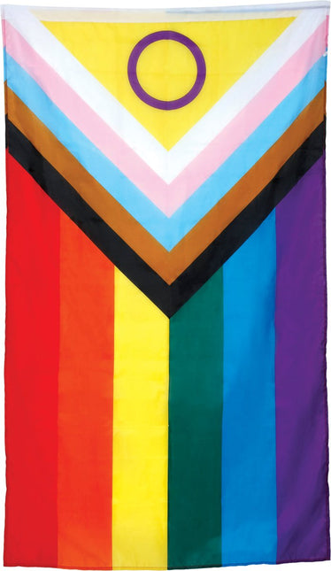 Regenboog Vlag 1,50m van Fiestas Guirca koop je bij Partywinkel