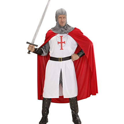 Ridder Kostuum Rood Wit Heren van Widmann koop je bij Partywinkel