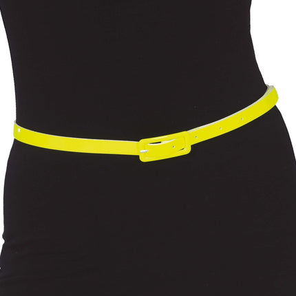 Riem Neon Geel 1,1m van Fiestas Guirca koop je bij Partywinkel