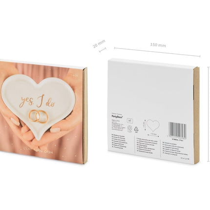 Ring Kussen Bord Yes I Do van Partydeco koop je bij Partywinkel
