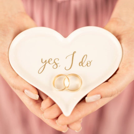 Ring Kussen Bord Yes I Do van Partydeco koop je bij Partywinkel