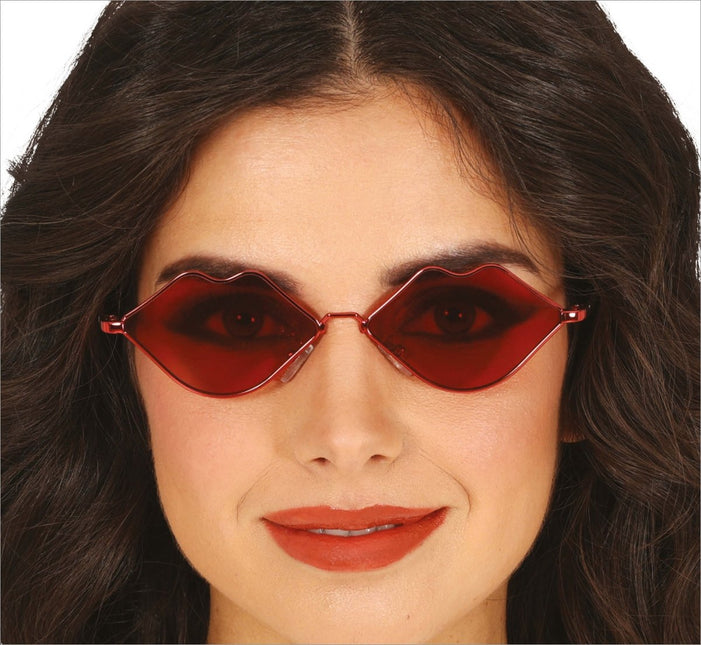 Rode Bril Lippen van Fiestas Guirca koop je bij Partywinkel