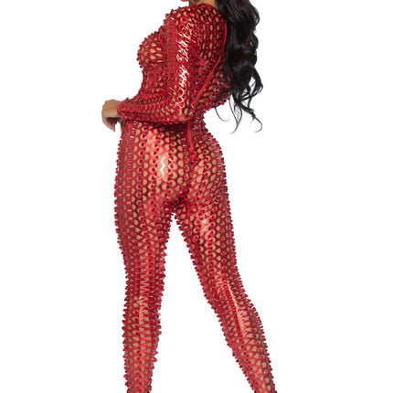 Rode Catsuit Dames Leg Avenue van Leg Avenue koop je bij Partywinkel