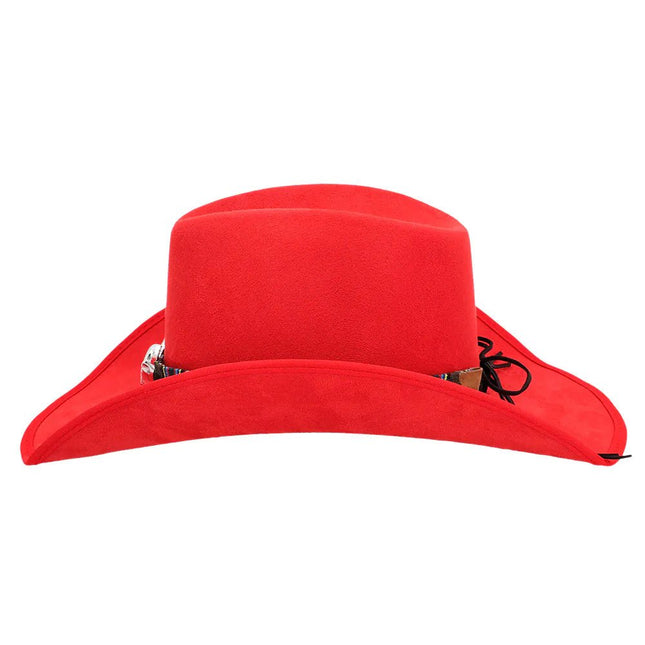 Rode Cowboy Hoed Luxe van Boland koop je bij Partywinkel