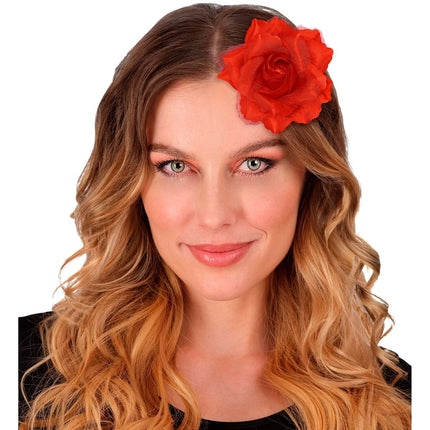 Rode Haarbloem van Widmann koop je bij Partywinkel