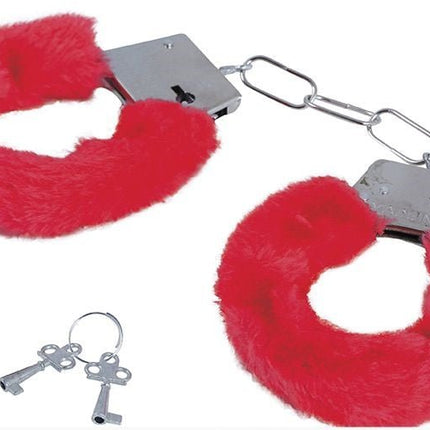 Rode Handboeien Fluweel van Fiestas Guirca koop je bij Partywinkel