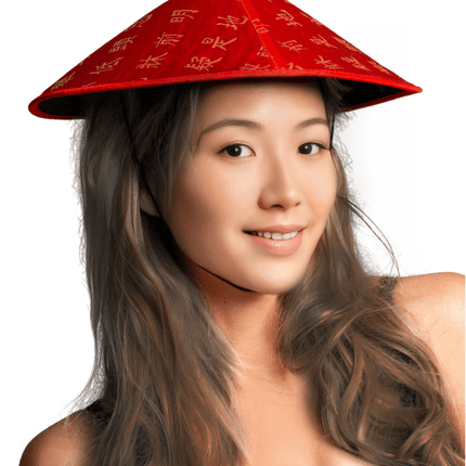 Rode Hoed Chinees van Partychimp koop je bij Partywinkel