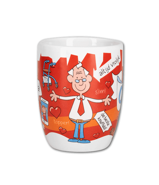 Rode Mok Opa van Paper Dreams koop je bij Partywinkel