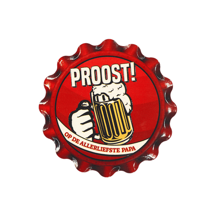 Rode Onderzetters Papa 11cm van Paper Dreams koop je bij Partywinkel