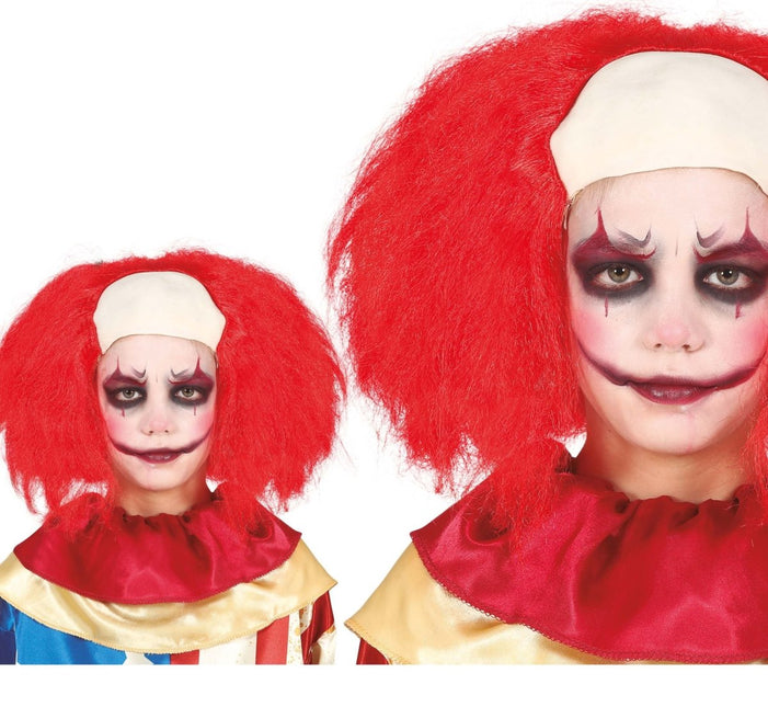 Rode Pruik Clown Kind van Fiestas Guirca koop je bij Partywinkel