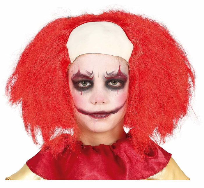 Rode Pruik Clown Kind van Fiestas Guirca koop je bij Partywinkel