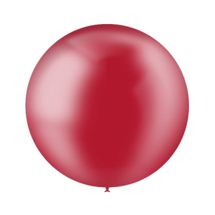 Rode Reuze Ballon Doorzichtig 60cm van Balloonia koop je bij Partywinkel