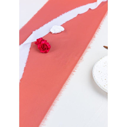 Rode Tafelloper Terracotta 5m van CHAKS koop je bij Partywinkel