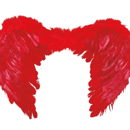 Rode Vleugels Veren 60x45cm van Fiestas Guirca koop je bij Partywinkel
