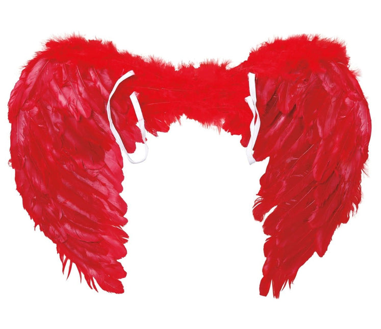 Rode Vleugels Veren 60x45cm van Fiestas Guirca koop je bij Partywinkel