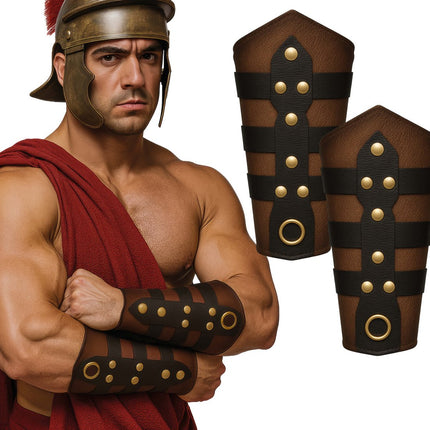 Romein Armband Bruin 2st van Fiestas Guirca koop je bij Partywinkel