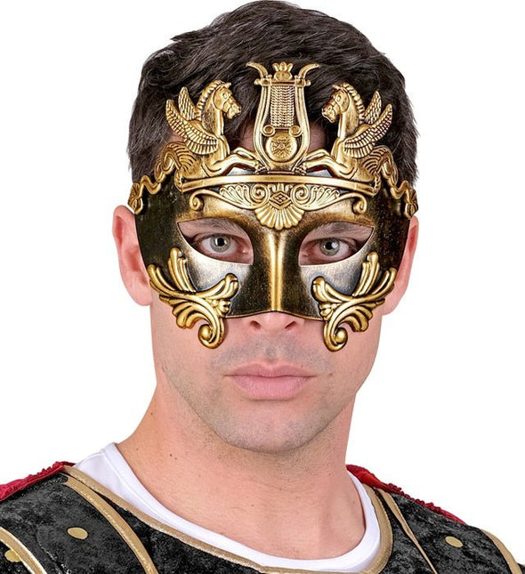 Romein Oogmasker Goud Zwart van Widmann koop je bij Partywinkel
