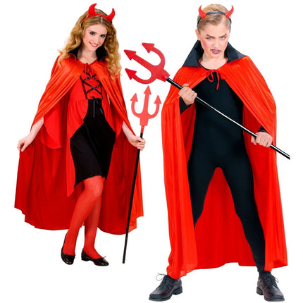 Rood Cape Kind Duivel van Widmann koop je bij Partywinkel