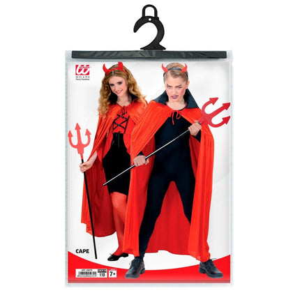 Rood Cape Kind Duivel van Widmann koop je bij Partywinkel
