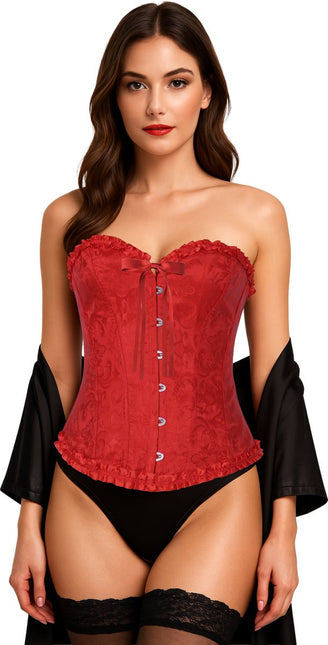 Rood Corset Dames Kant van Fiestas Guirca koop je bij Partywinkel