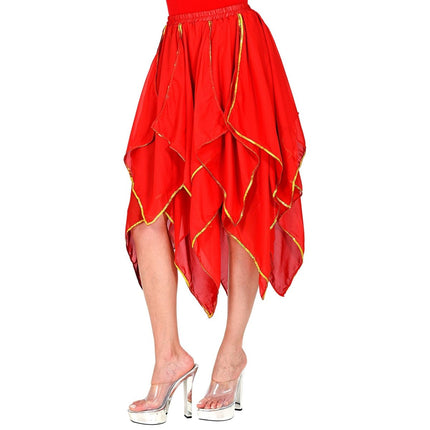 Rood Gouden Rok van Widmann koop je bij Partywinkel