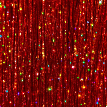Rood Hair Extension Glitters 50cm 3st van Fiestas Guirca koop je bij Partywinkel