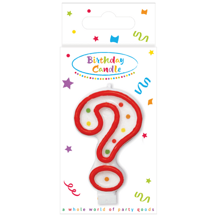 Rood Kaars Vraagtenking van Procos koop je bij Partywinkel