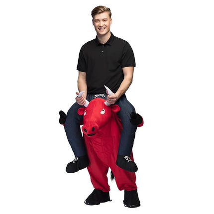 Rood Kostuum Stier Carry Me van Boland koop je bij Partywinkel