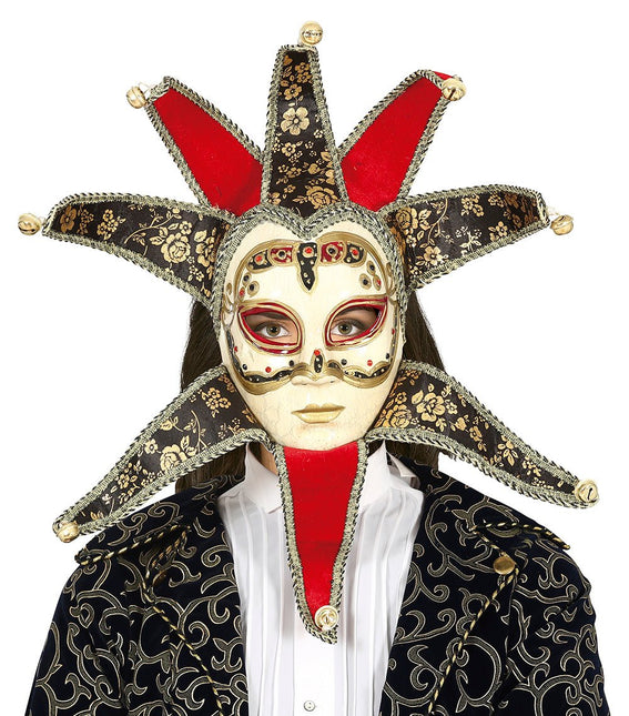 Rood Masker Venitiaans Dames van Fiestas Guirca koop je bij Partywinkel