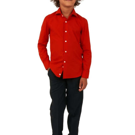 Rood Overhemd Jongen OppoSuits van OppoSuits koop je bij Partywinkel