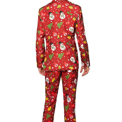 Rood Pak Kerstmis Met Licht van Suitmeister koop je bij Partywinkel