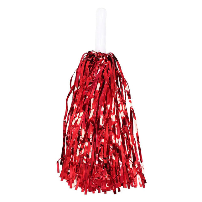 Rood Pompom Metallic 2st van Boland koop je bij Partywinkel