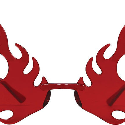Rood Zonnebril Vlammen van Fiestas Guirca koop je bij Partywinkel
