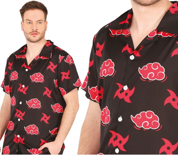 Rood Zwarte Blouse Heren Wolken van Fiestas Guirca koop je bij Partywinkel