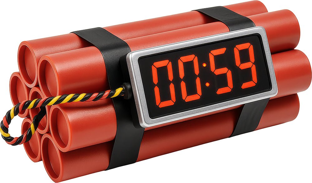 Rood Zwarte Nep Dynamiet 22cm van Fiestas Guirca koop je bij Partywinkel