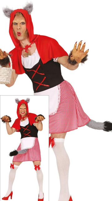 Roodkapje Kostuum Heren van Fiestas Guirca koop je bij Partywinkel