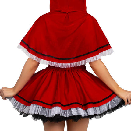Roodkapje Kostuum Rood Wit Dames Leg Avenue van Leg Avenue koop je bij Partywinkel